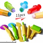 Smart Dough Tools set,Dough Clay Extruders Tool for Kids 11 Pieces Assortment Ages 3 and Up  B07351J6Y2